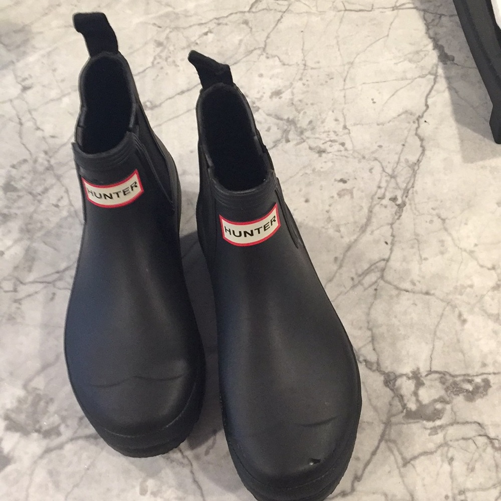 Black Hunter Original Chelsea Rain Boots